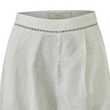 Short Lino Orgánico Mujer Andes Blanco Rockford