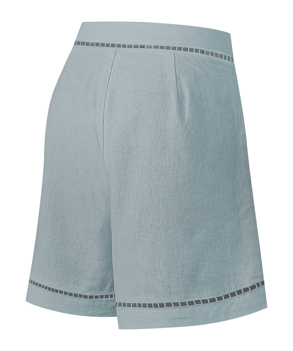 Short Lino Orgánico Mujer Andes Gris Rockford