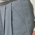 Short Lino Orgánico Mujer Andes Gris Rockford