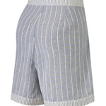 Short Lino Orgánico Mujer Huron Celeste Rockford