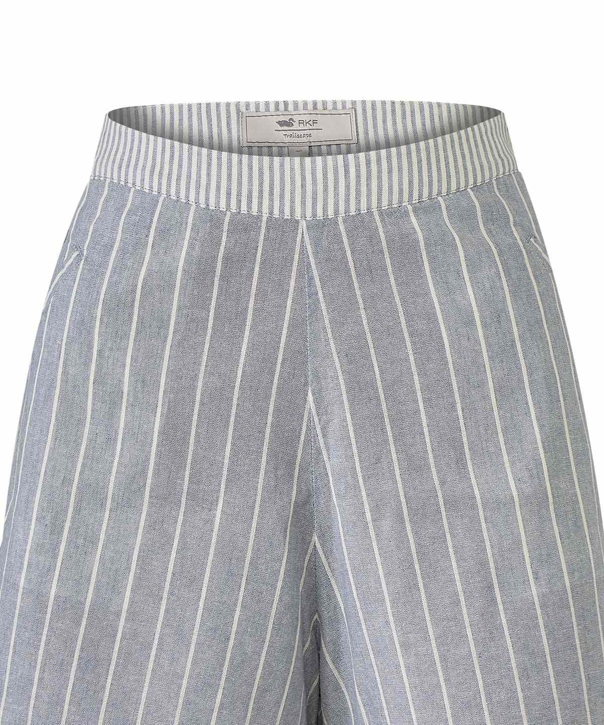Short Lino Orgánico Mujer Huron Celeste Rockford