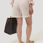 Short Lino Orgánico Mujer Huron Rosado Rockford