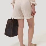 Short Lino Orgánico Mujer Huron Rosado Rockford