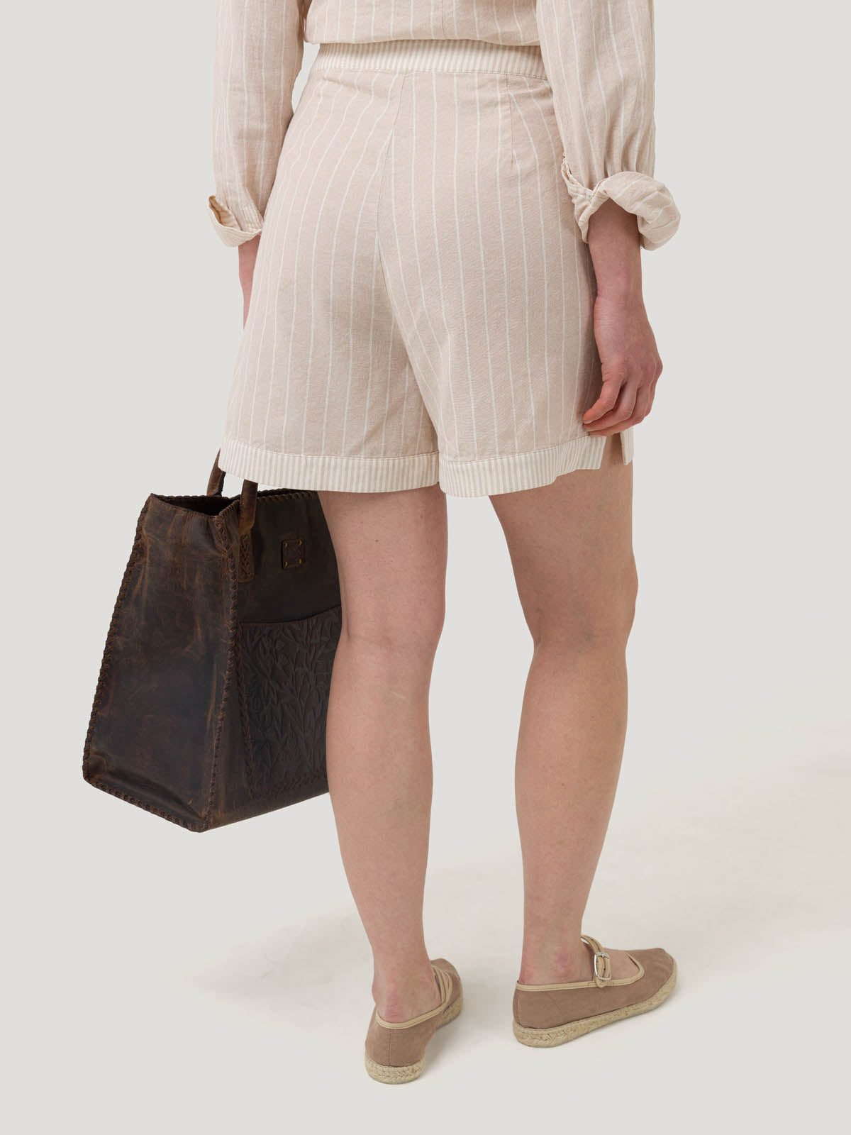 Short Lino Orgánico Mujer Huron Rosado Rockford