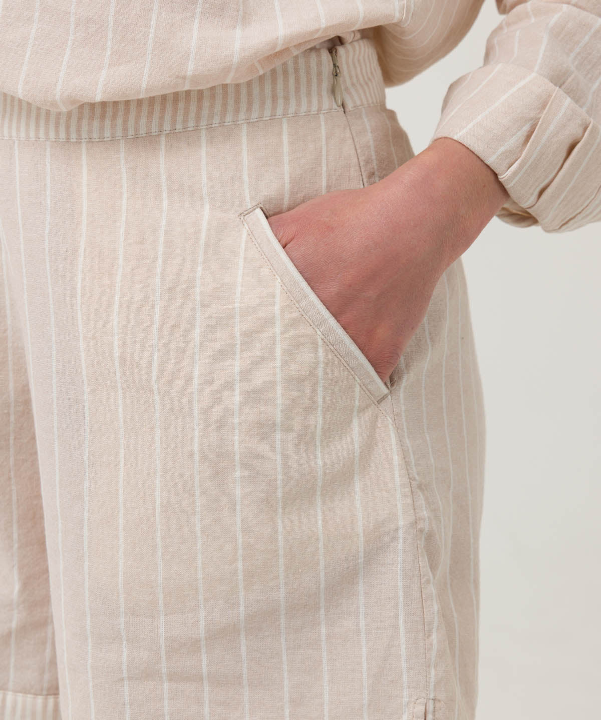 Short Lino Orgánico Mujer Huron Rosado Rockford