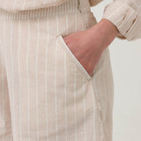 Short Lino Orgánico Mujer Huron Rosado Rockford
