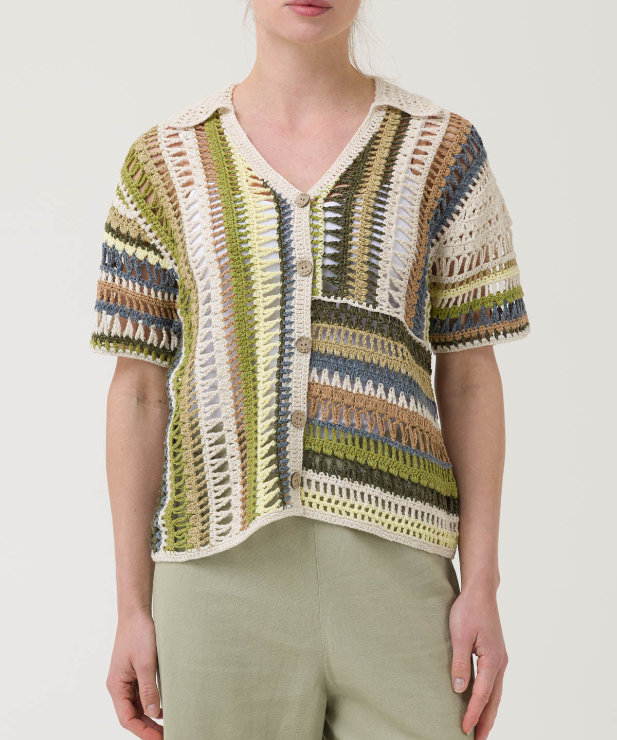 Sweater Algodón Orgánico Mujer Lenka Multicolor Rockford