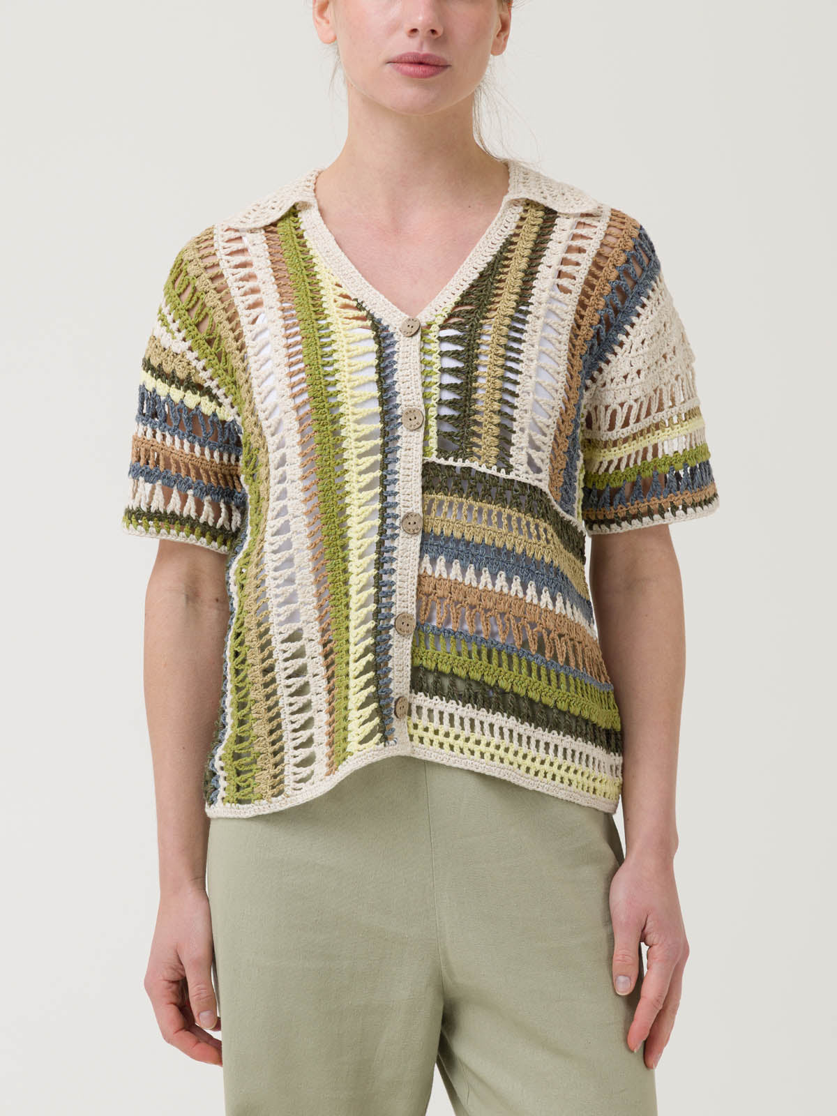 Sweater Algodón Orgánico Mujer Lenka Multicolor Rockford