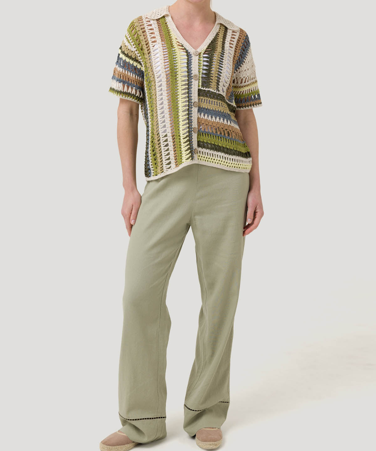 Sweater Algodón Orgánico Mujer Lenka Multicolor Rockford