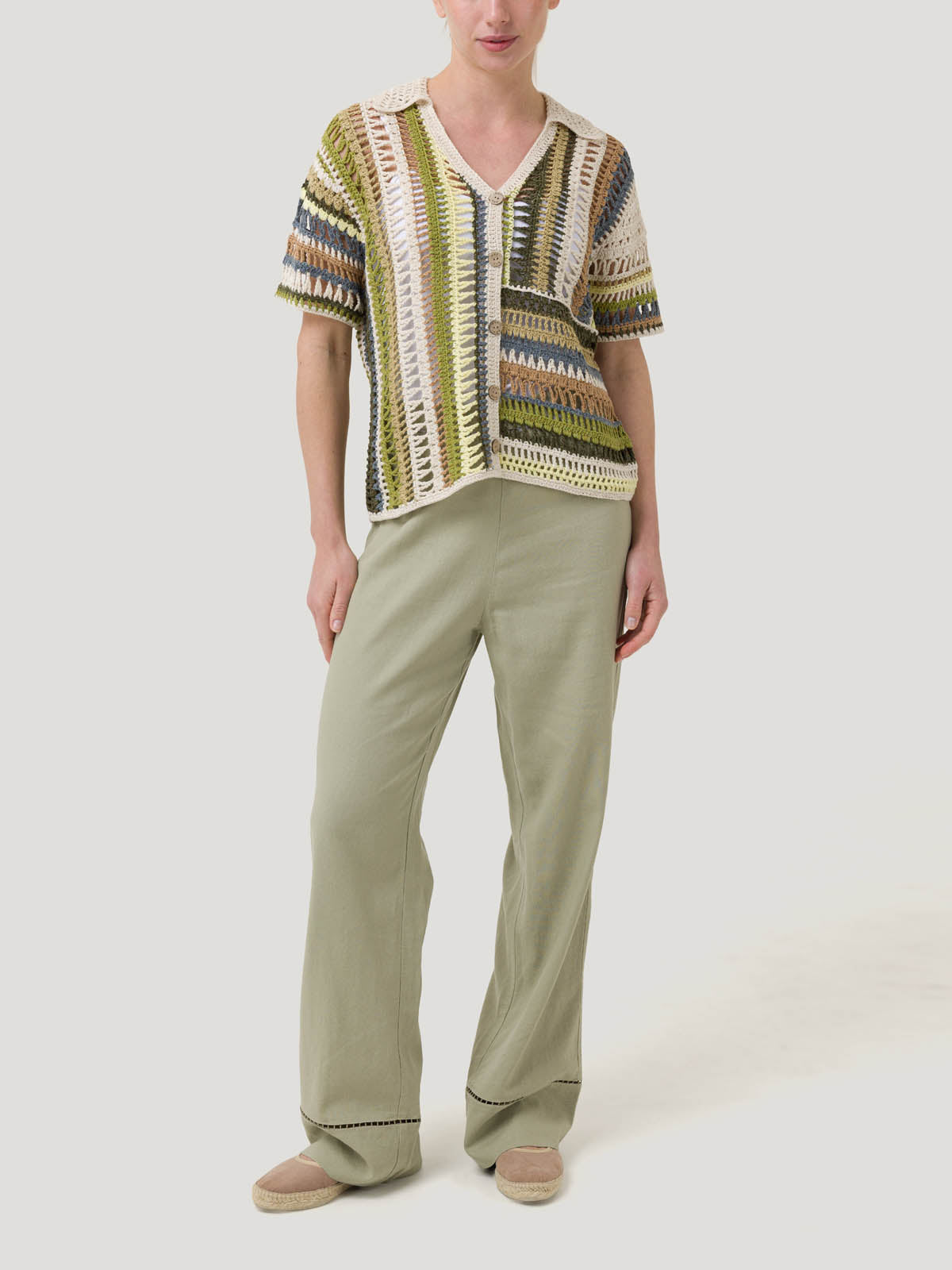 Sweater Algodón Orgánico Mujer Lenka Multicolor Rockford