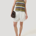 Polera Algodón Orgánico Mujer Mar Multicolor Rockford