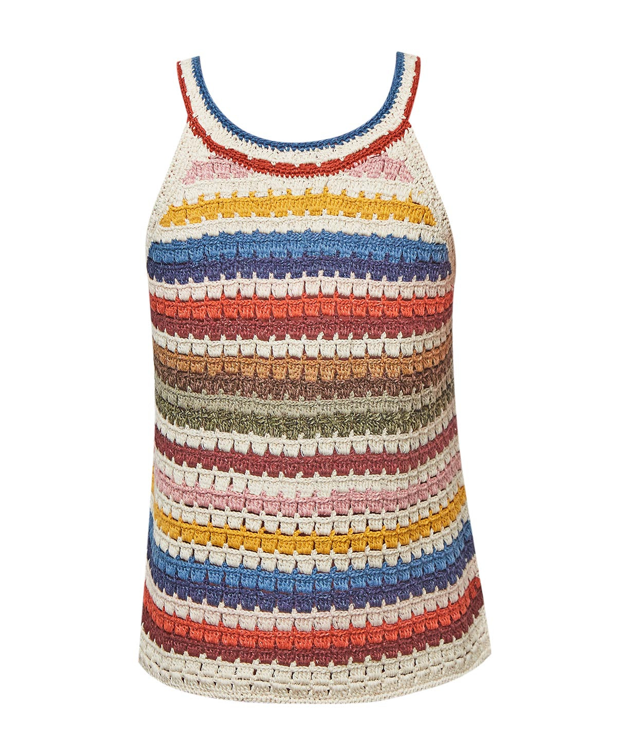 Polera Algodón Orgánico Mujer Mar Multicolor Rockford