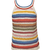 Polera Algodón Orgánico Mujer Mar Multicolor Rockford