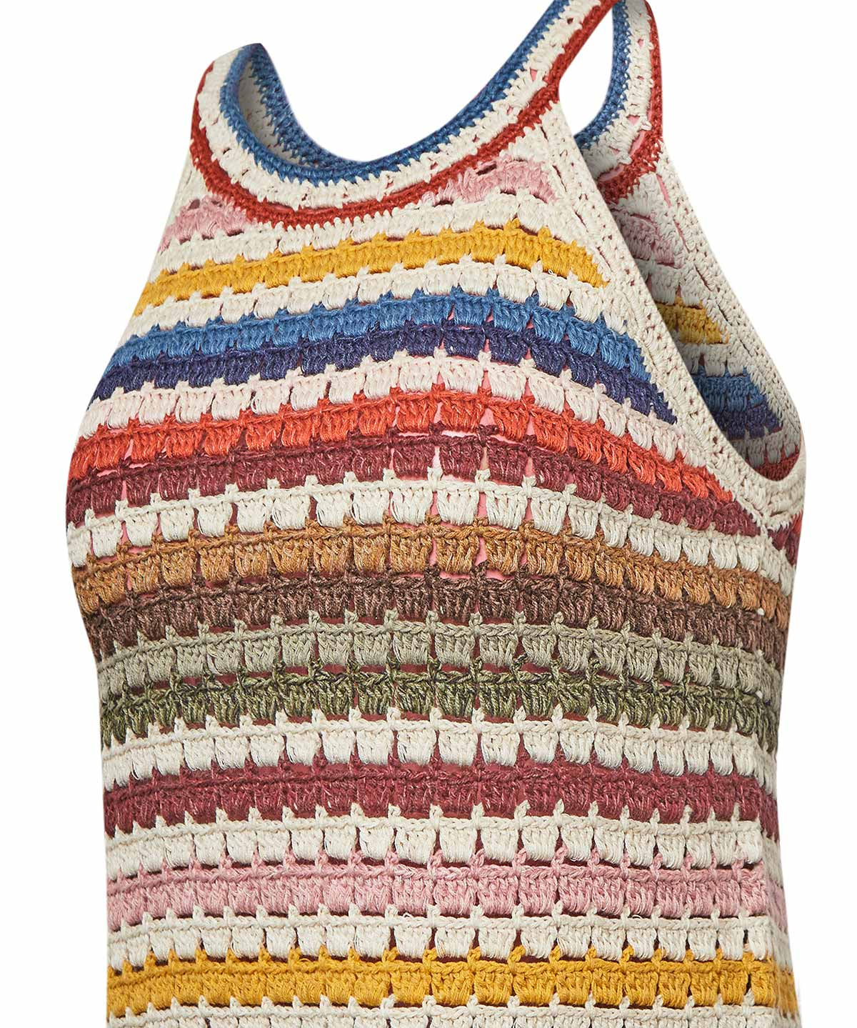 Polera Algodón Orgánico Mujer Mar Multicolor Rockford