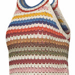 Polera Algodón Orgánico Mujer Mar Multicolor Rockford