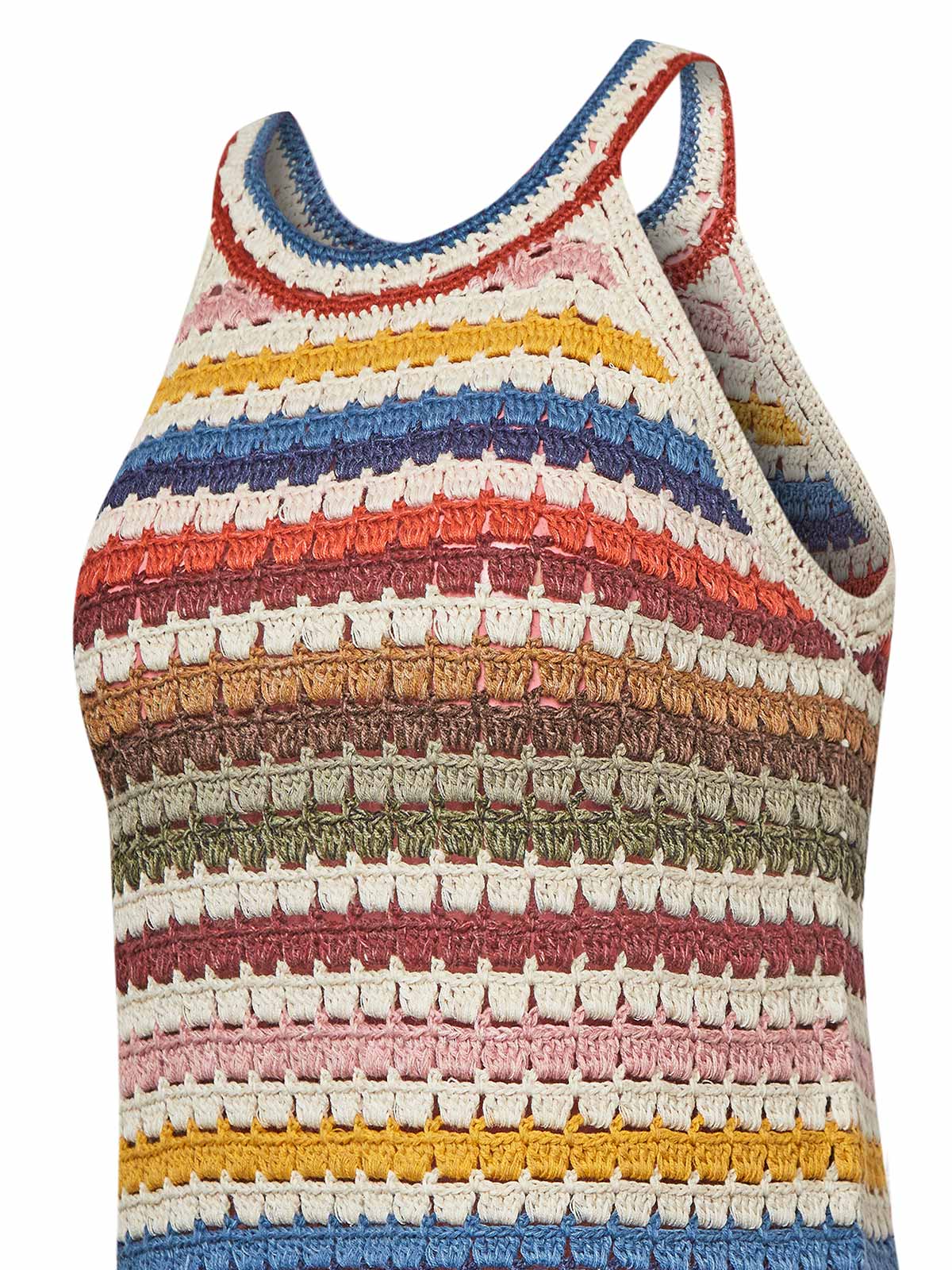 Polera Algodón Orgánico Mujer Mar Multicolor Rockford