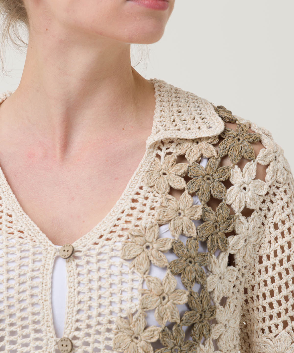 Sweater Algodón Orgánico Mujer Gogo Beige Rockford