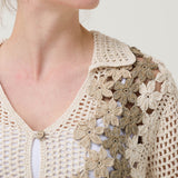 Sweater Algodón Orgánico Mujer Gogo Beige Rockford