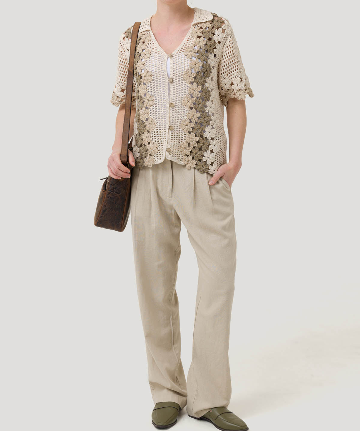 Sweater Algodón Orgánico Mujer Gogo Beige Rockford