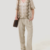 Sweater Algodón Orgánico Mujer Gogo Beige Rockford