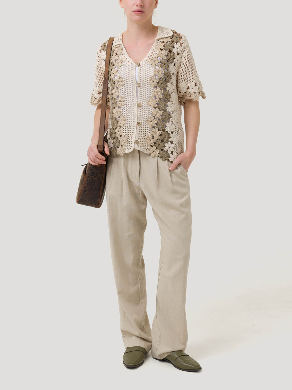 Sweater Algodón Orgánico Mujer Gogo Beige Rockford