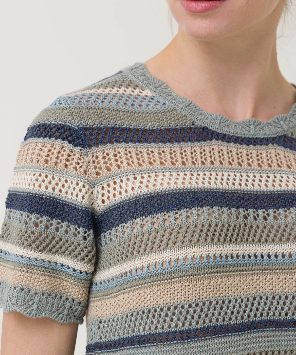 Polera Algodón Orgánico Mujer Lite Multicolor Rockford