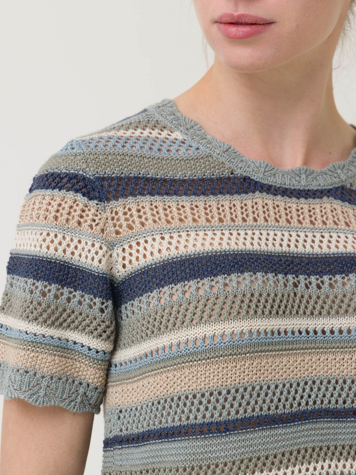 Polera Algodón Orgánico Mujer Lite Multicolor Rockford