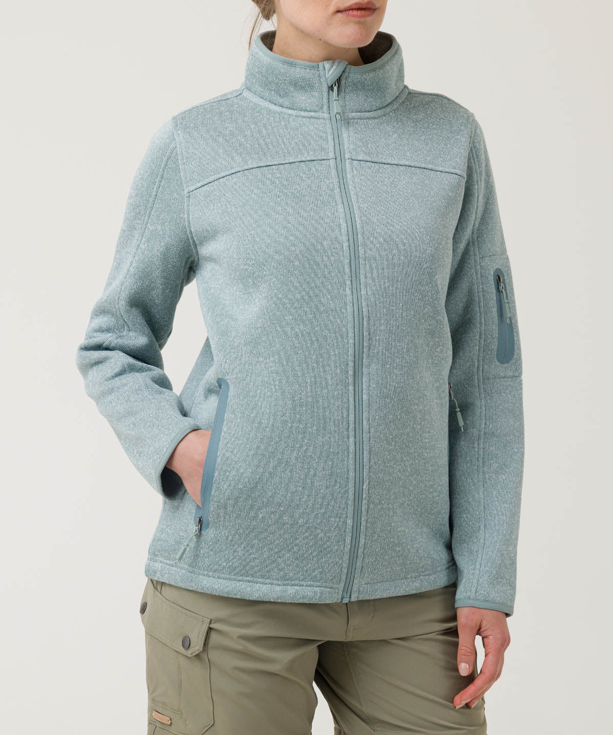 Polar Fibras Recicladas Mujer Nevada Celeste Rockford
