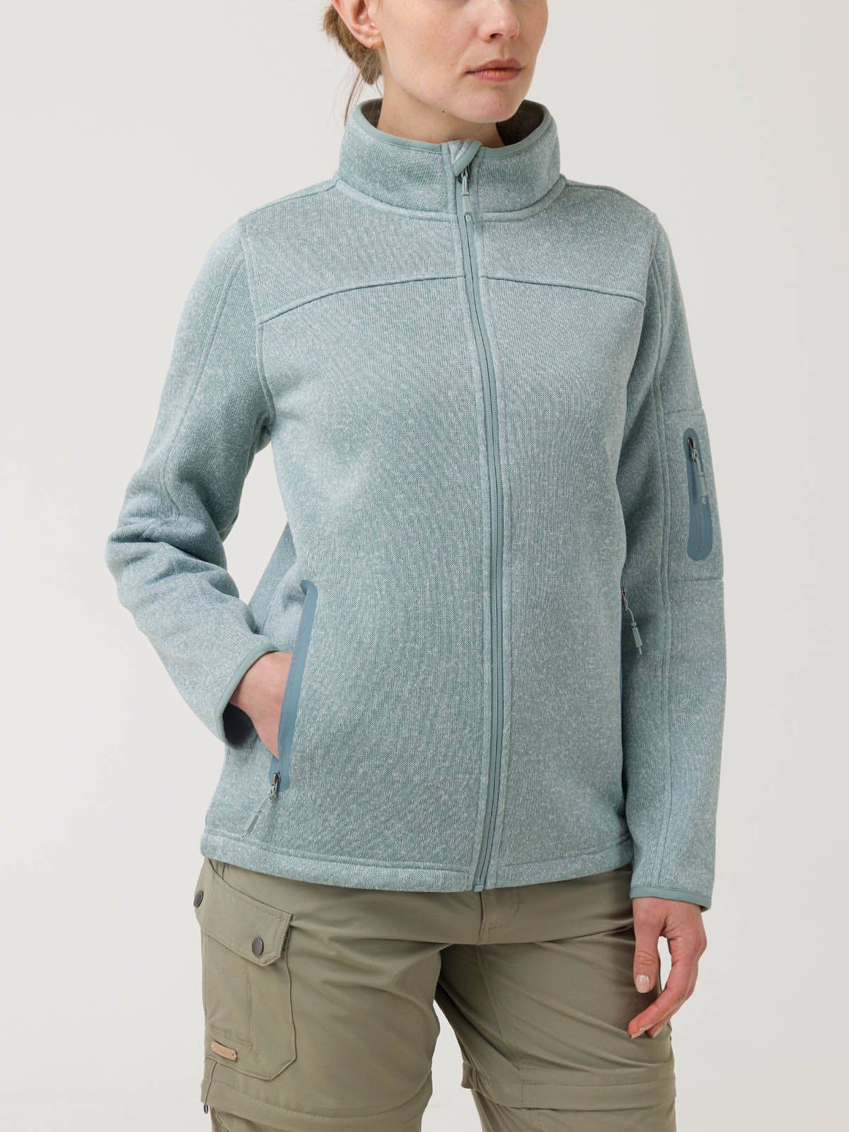 Polar Fibras Recicladas Mujer Nevada Celeste Rockford