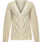 Sweater Algodón Orgánico Mujer Nit Blanco Rockford