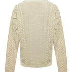 Sweater Algodón Orgánico Mujer Nit Blanco Rockford