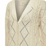 Sweater Algodón Orgánico Mujer Nit Blanco Rockford