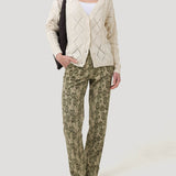 Sweater Algodón Orgánico Mujer Nit Blanco Rockford