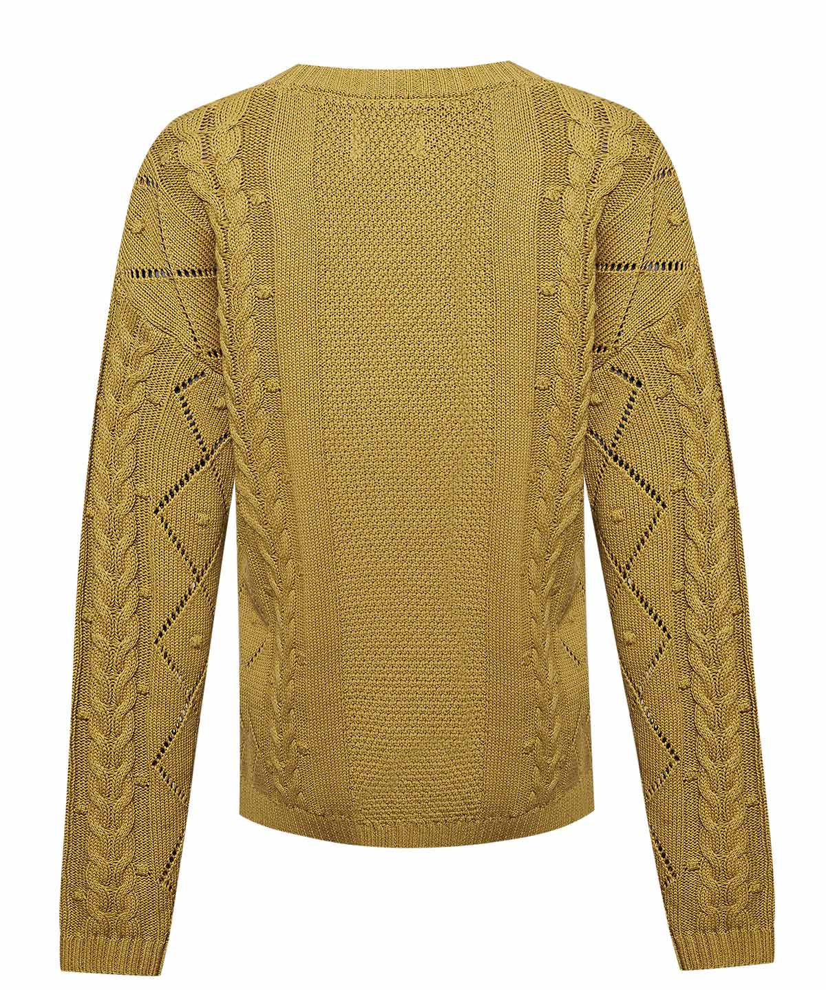 Sweater Algodón Orgánico Mujer Nit Verde Rockford