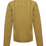 Sweater Algodón Orgánico Mujer Nit Verde Rockford