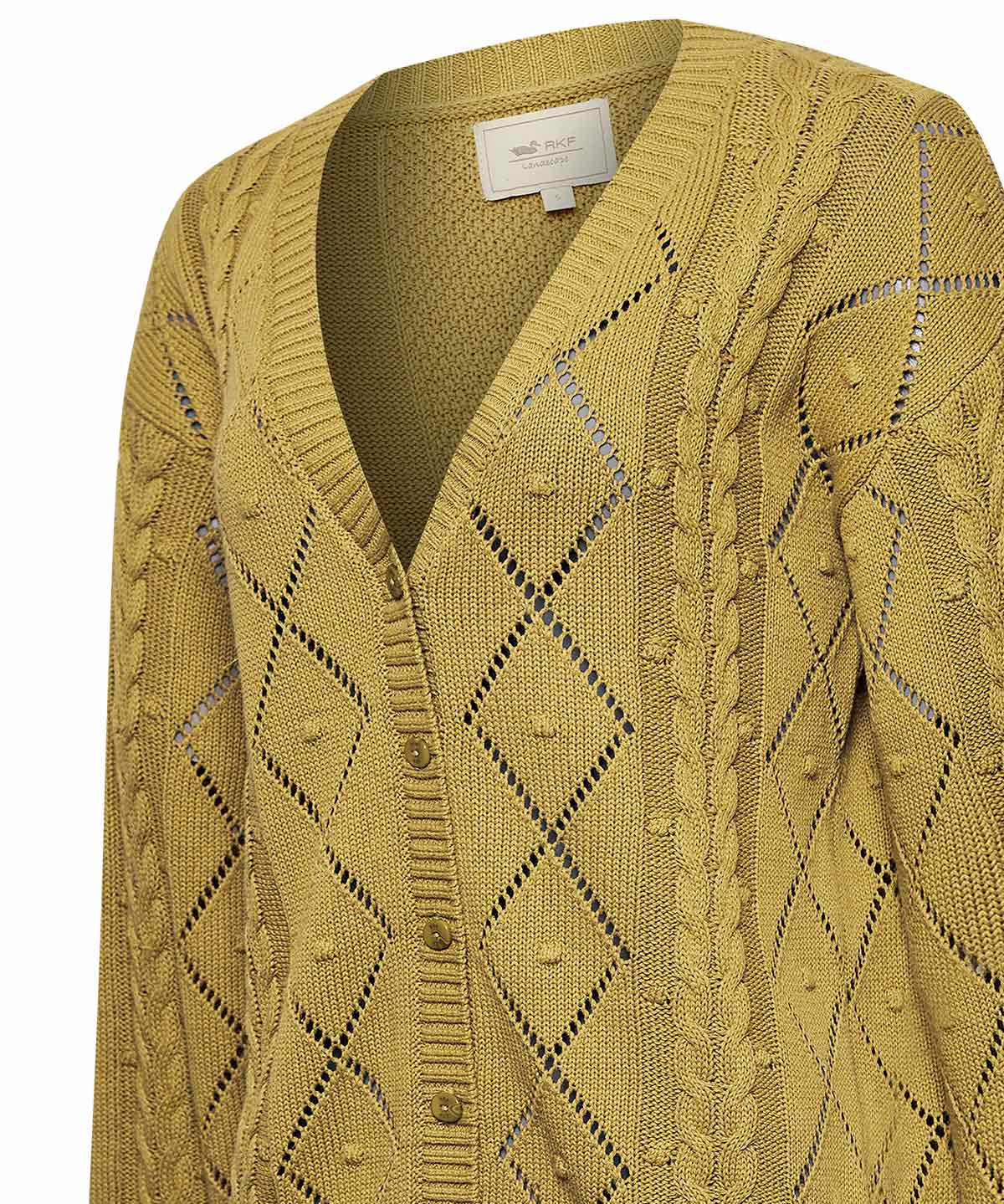 Sweater Algodón Orgánico Mujer Nit Verde Rockford