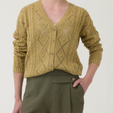 Sweater Algodón Orgánico Mujer Nit Verde Rockford