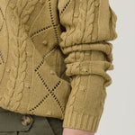 Sweater Algodón Orgánico Mujer Nit Verde Rockford