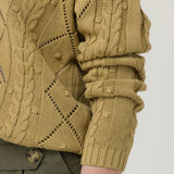 Sweater Algodón Orgánico Mujer Nit Verde Rockford