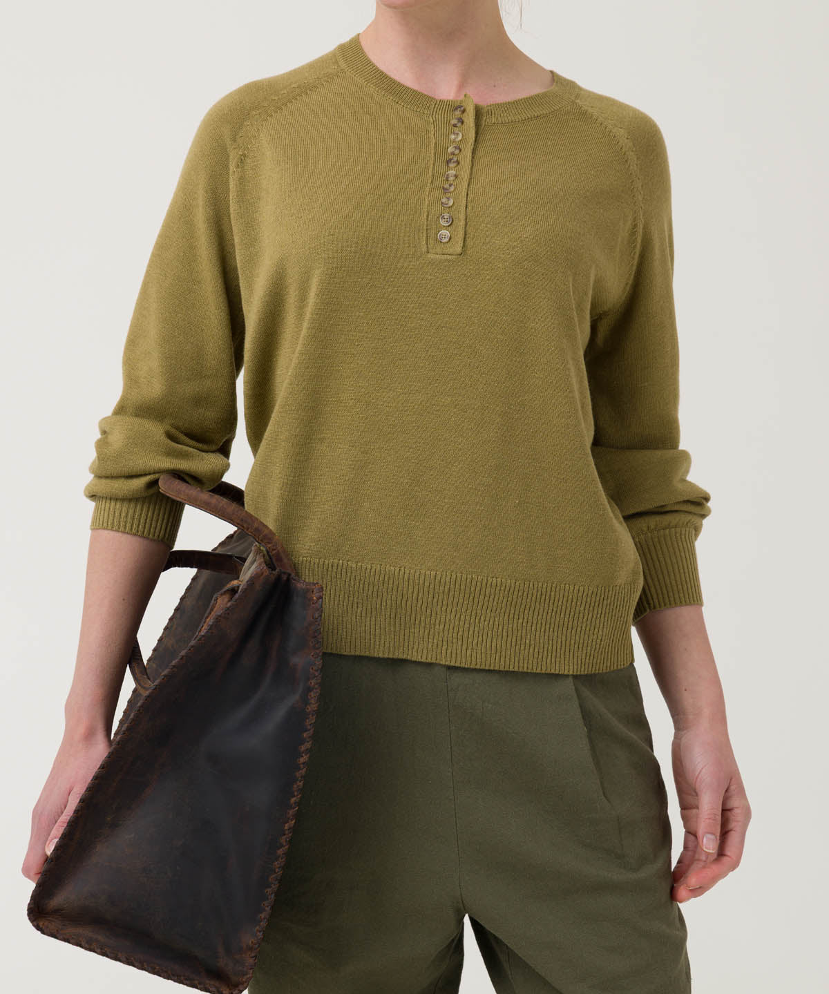 Sweater Mujer Omaha Verde Rockford