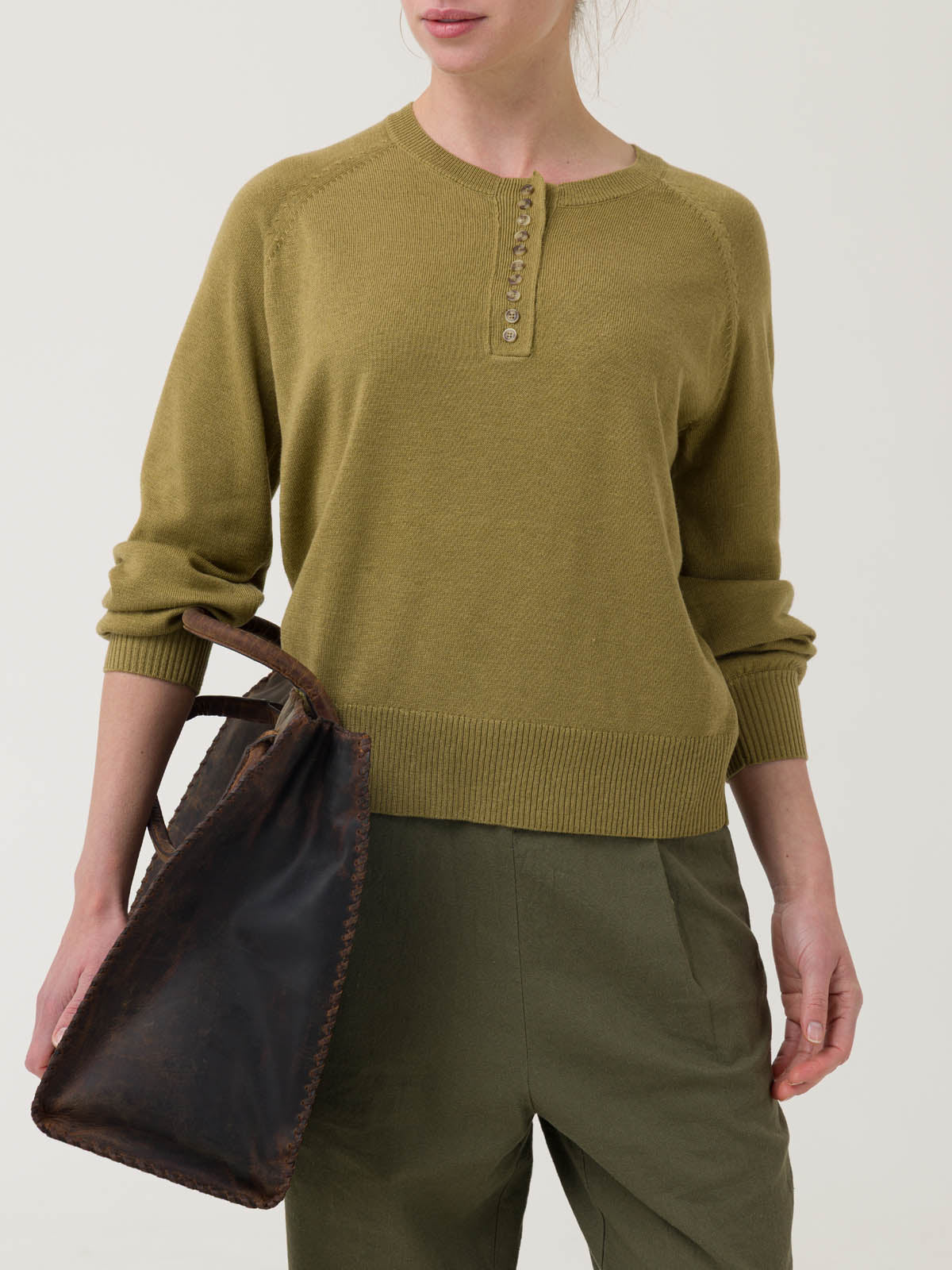 Sweater Mujer Omaha Verde Rockford