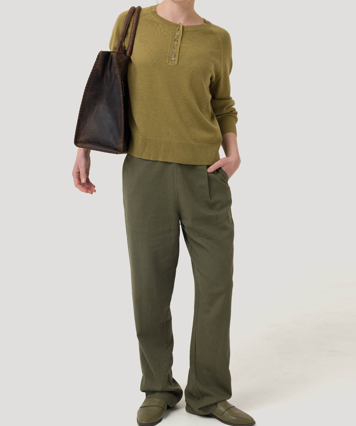 Sweater Mujer Omaha Verde Rockford