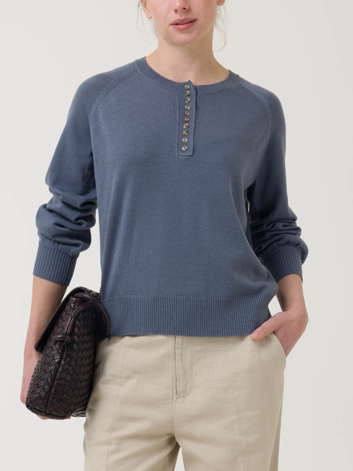 Sweater Mujer Omaha Gris Rockford