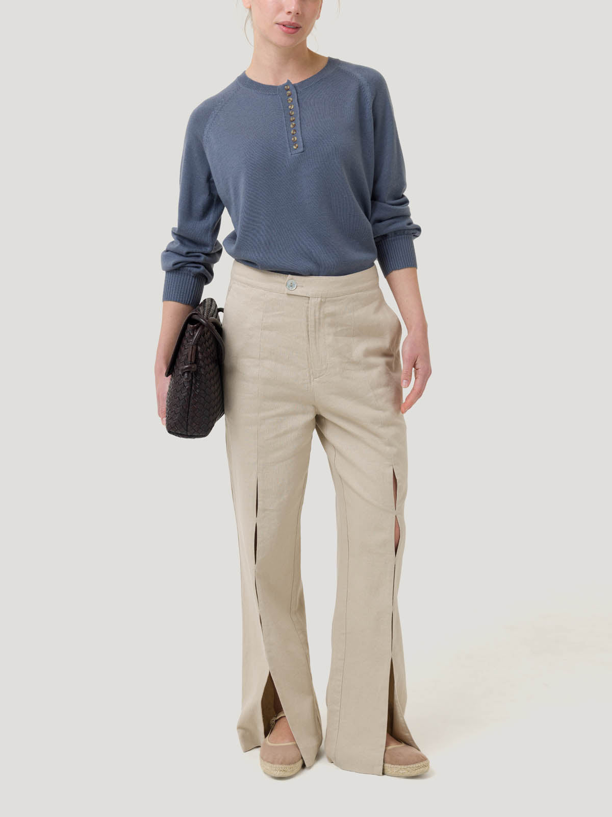 Sweater Mujer Omaha Gris Rockford
