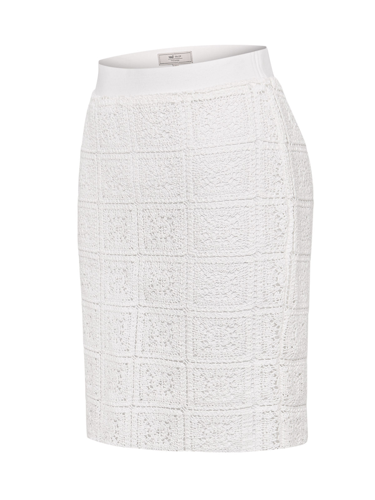 Falda Algodón Orgánico Mujer Naga Blanco Rockford