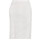 Falda Algodón Orgánico Mujer Naga Blanco Rockford