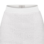Falda Algodón Orgánico Mujer Naga Blanco Rockford