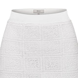 Falda Algodón Orgánico Mujer Naga Blanco Rockford