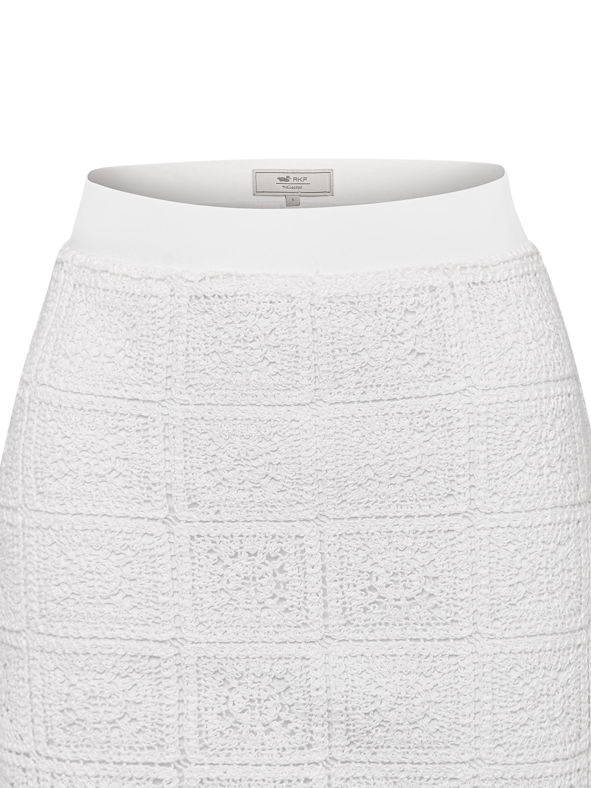 Falda Algodón Orgánico Mujer Naga Blanco Rockford