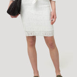 Falda Algodón Orgánico Mujer Naga Blanco Rockford